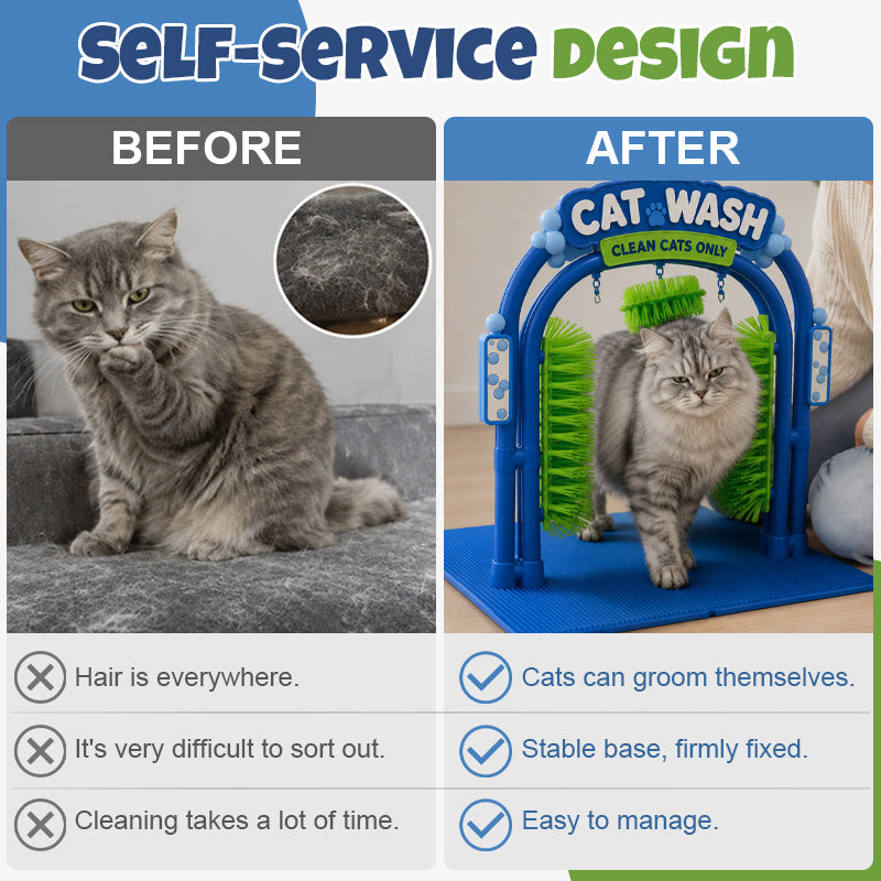 Cat Wash-verzorgingsstation | Zelfverzorgingsapparaat voor katten