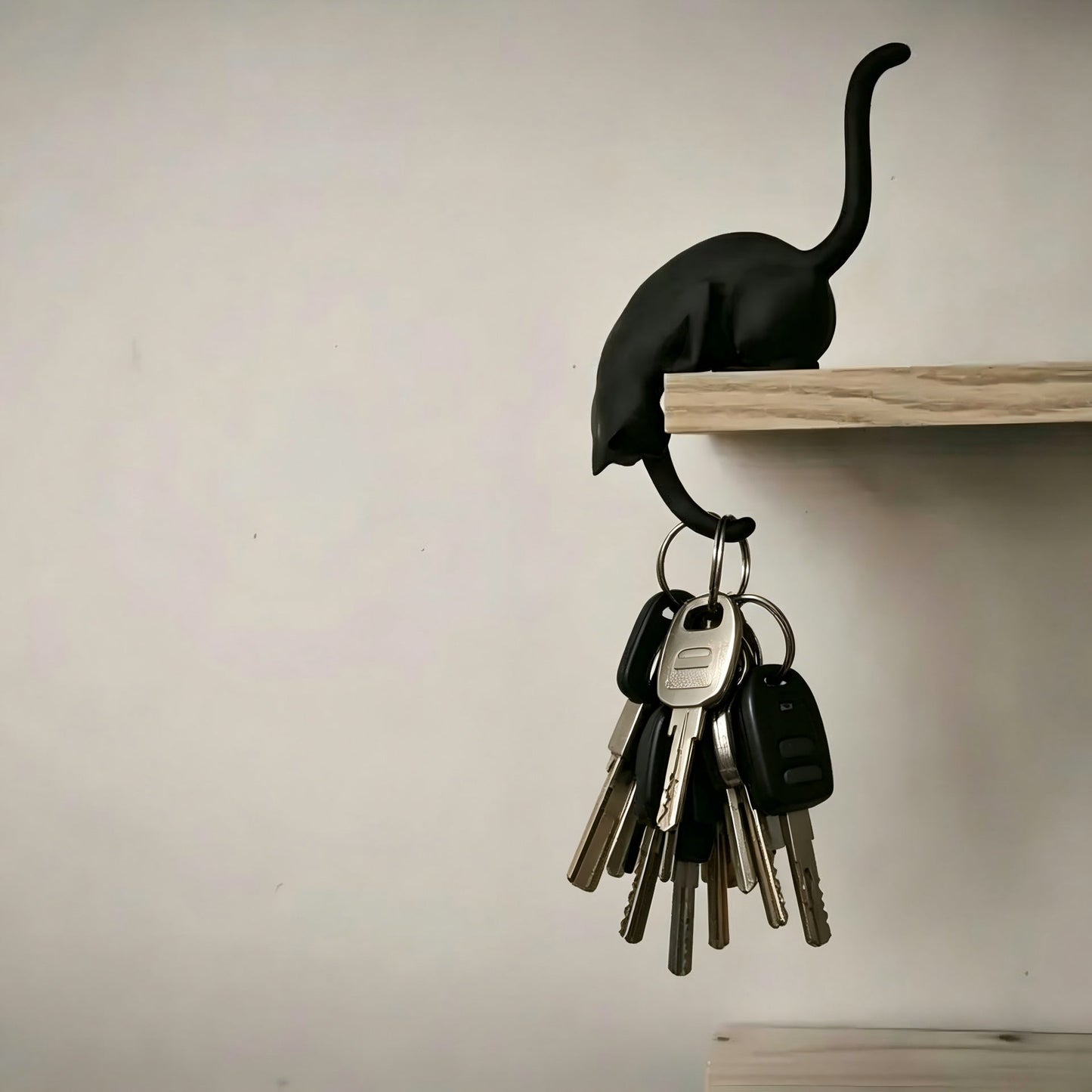 🐈‍⬛ Schattige kattenhaakjes als decoratie voor op de plank