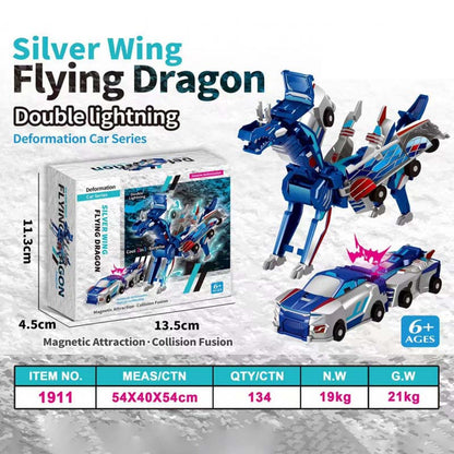 Nieuw product 2025 💥 Collision Transforming Dinosaur Car Toy