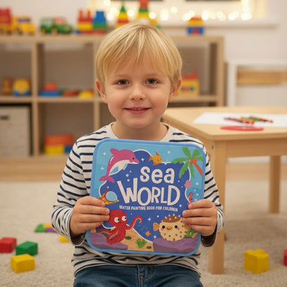 🌈 Watertekenboek voor kinderen: rustig boek 🌈