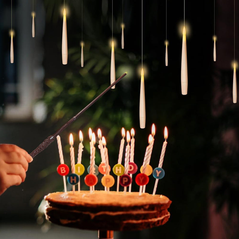 "LED Toverstaf met Zwevende Kaars – Magisch zwevend licht!"