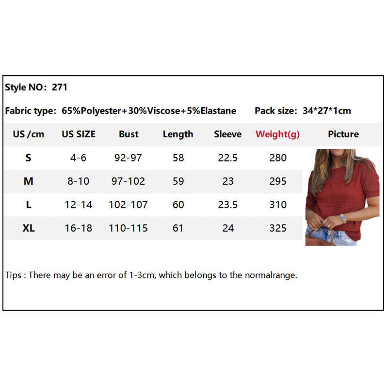 🌸Hol gehaakt shirt met korte mouwen