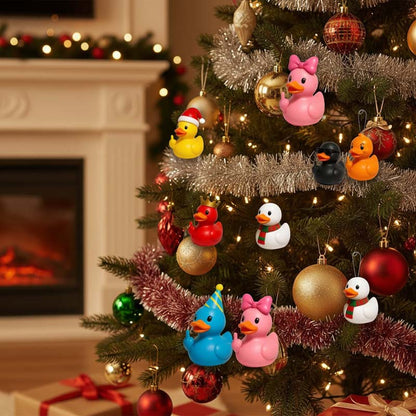 Middelvinger Rubber Eend Kerst Blind Box