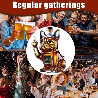 🥃Creatief gevormde whiskyfles