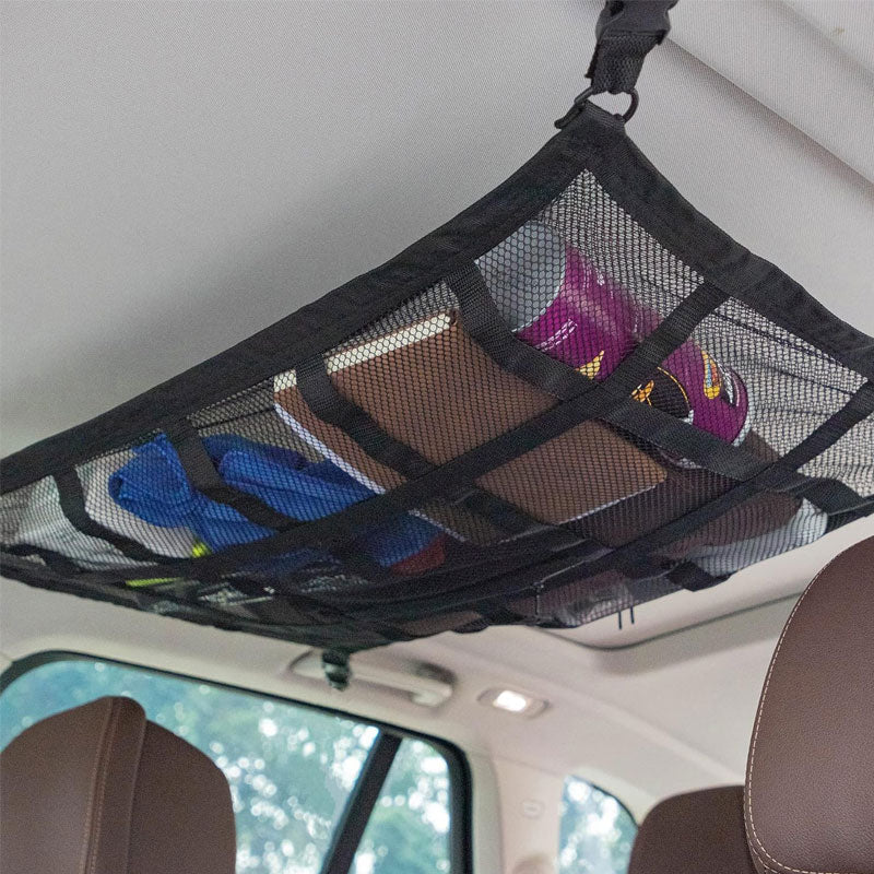 Opknoping mesh opbergtas voor autodak