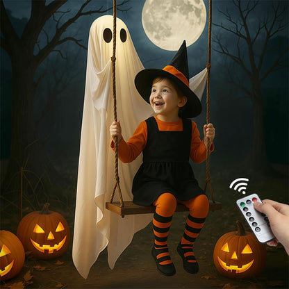 De hangende schommelende geest