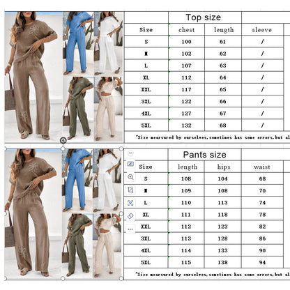 🌟45% KORTING voor een beperkte tijd op een tweedelige set🎁Geborduurd Casual Pak (2 Stuks)