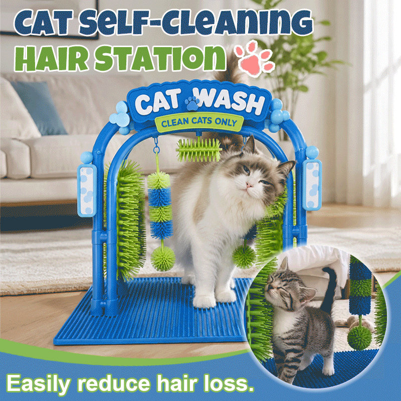 Cat Wash-verzorgingsstation | Zelfverzorgingsapparaat voor katten