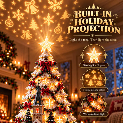 🎄MerryRealm™ Kerstdorp-verlichtingsboom