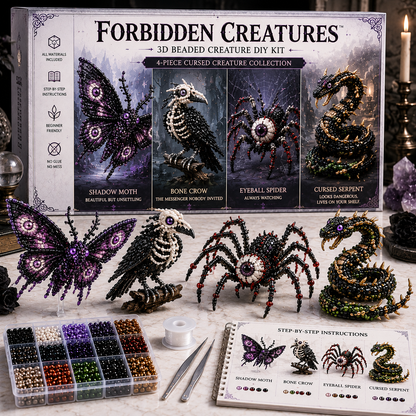 3D-kralen: dieren & fantasie – doe-het-zelfcollectie