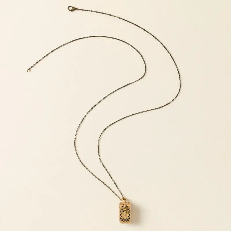 🔥LAATSTE DAG 49% KORTING - 📿Ketting met klein tarotkaartspel