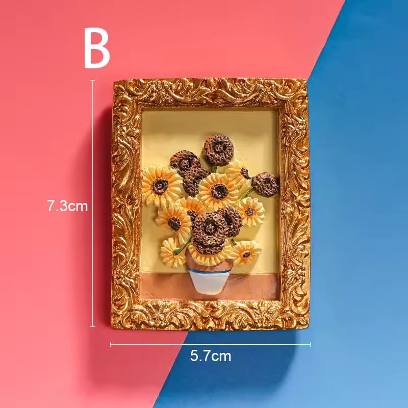 💖Last Day Sale 49% UIT💖Van Gogh geïnspireerde koelkastmagneetset