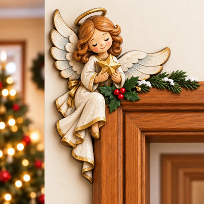 ⏰LAATSTE DAG 50% KORTING 🎅Kerst-Peekaboo-hoekversiering voor het deurkozijn
