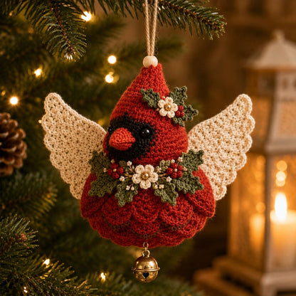 🔥Laatste dag: 50% KORTING 🪽 DIY-set voor een gehaakt ‘Animal Angel’-kerstornament