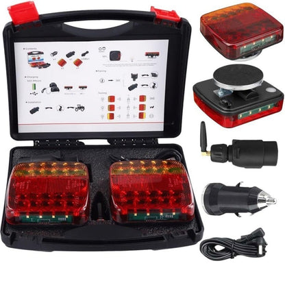 🔥LAATSTE DAG – 49% KORTING🔥LED-vierkante lampen met twee kleuren voor vrachtwagens en bestelwagen