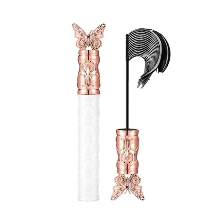 Dikke, Krullende, Langhoudende Mascara, Waterdicht, Zweetbestendig, Verlengend, Niet-vlekker