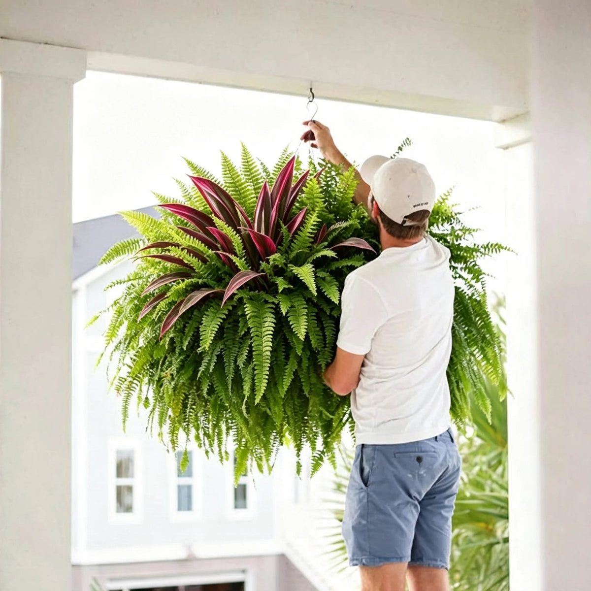 🌿 Levensechte kunstvaren & rode dracaena: UV-bestendige plant voor buiten! ✨