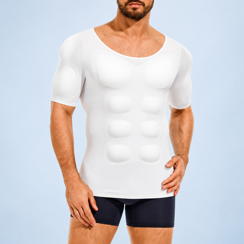 💪 Spierverstevigend T-shirt voor heren — Voor een direct gespierd bovenlichaam!