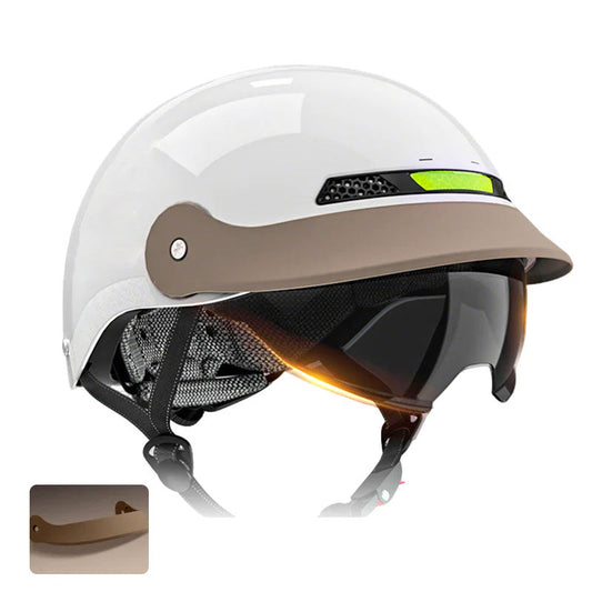 🛡️Ademende, lichtgewicht, botsbestendige motorhelm