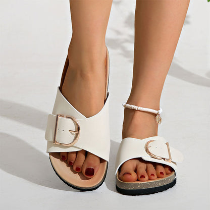 Vintage riemgesp Birkenstock-pantoffels