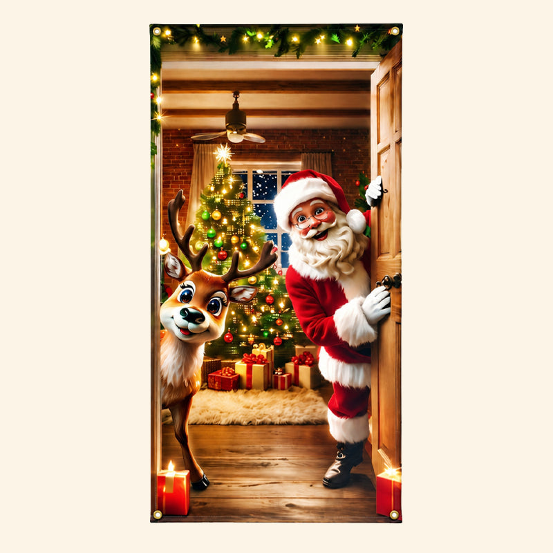 Nieuwe kerstdeurversiering – Feestelijke decoratie voor de feestdagen & deurversierin