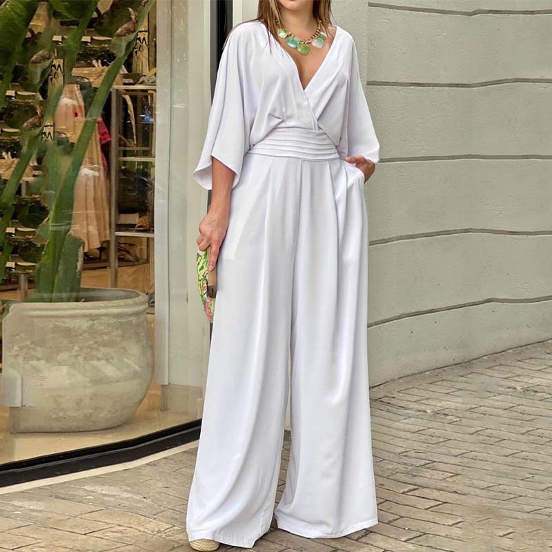 🥰Tijdelijke aanbieding 45% KORTING🎁V-Hals Jumpsuit