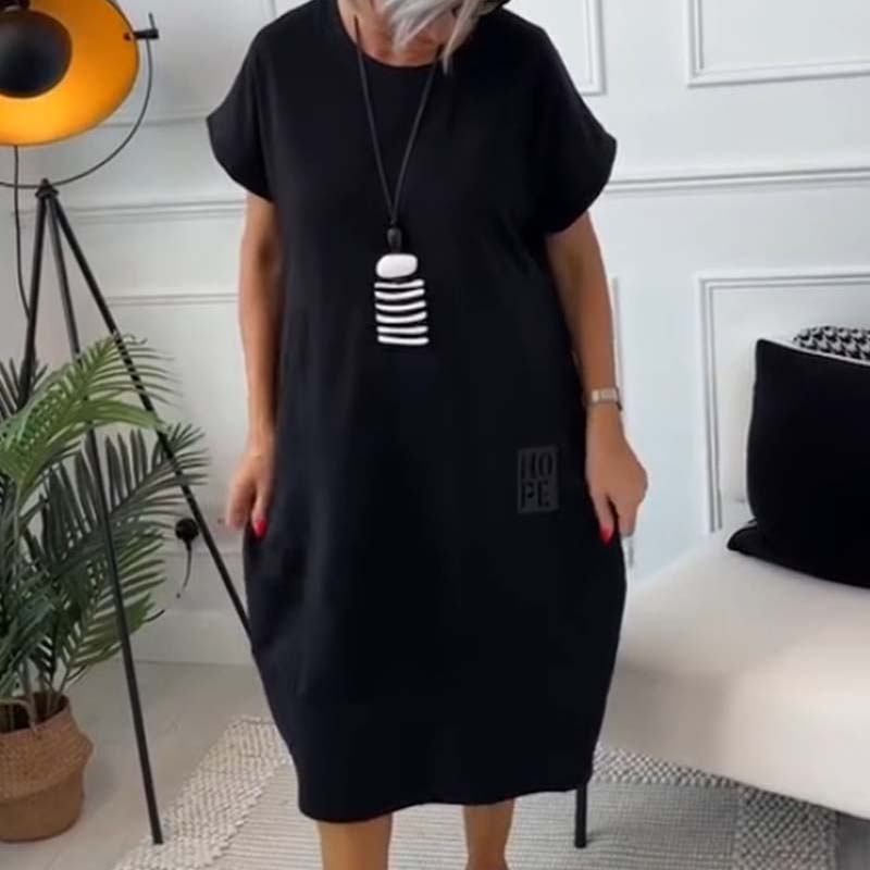 🌟 Stijlvolle Comfortjurk met Print