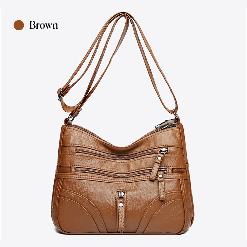 👜✨ Stijlvolle Crossbody Schoudertas met Grote Capaciteit