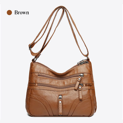 👜✨ Stijlvolle Crossbody Schoudertas met Grote Capaciteit