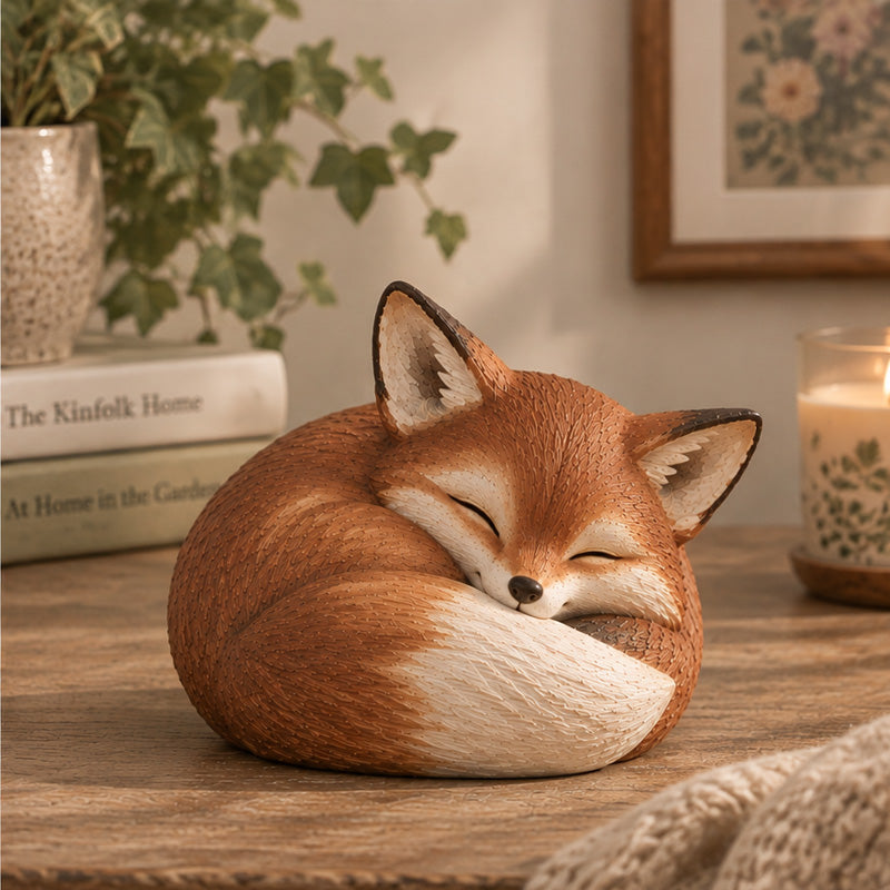 ✨Schattige vossenbeeldjes – 🍂Sprookjesachtige bosdecoratie voor thuis