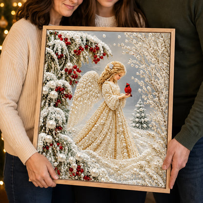🌟 Feestelijke kerst-parel-diamantschilderij-knutselpakket