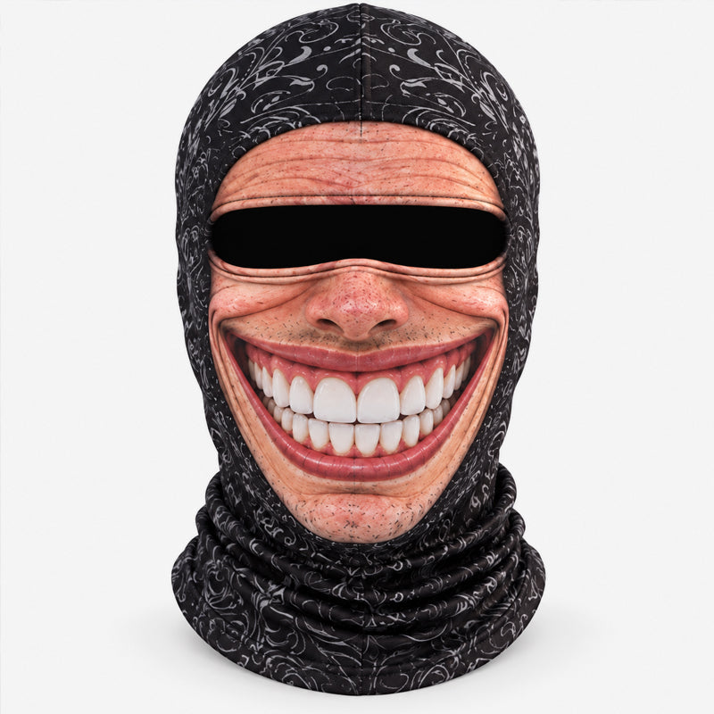 Grappig gezichtsmasker voor ski's – Hilarische bivakmuts voor de winter en het skiën
