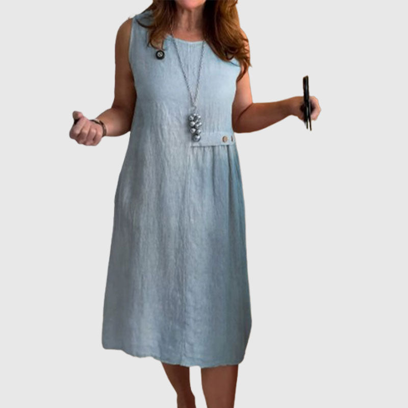 🌟Korting op nieuw product 49% KORTING🎁Jurk Met Knoopzakken