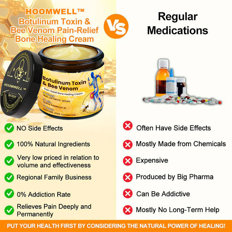 ⏰FLASH SALE: 59% KORTING🔥HOOMWELL™ Botox en bijengif pijnstillende bothelende crème