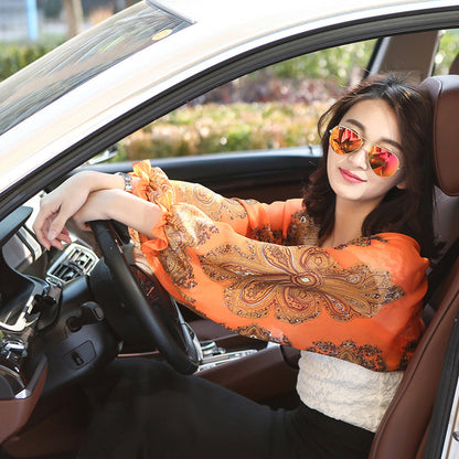 Zomer Chiffon Zon Bescherming Sjaal (2 stuks)