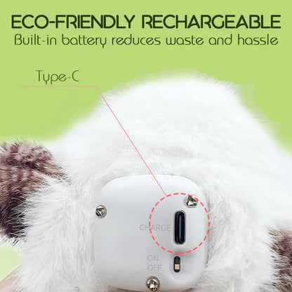 Levensgroot interactief kattenspeeltje in de vorm van een vogel