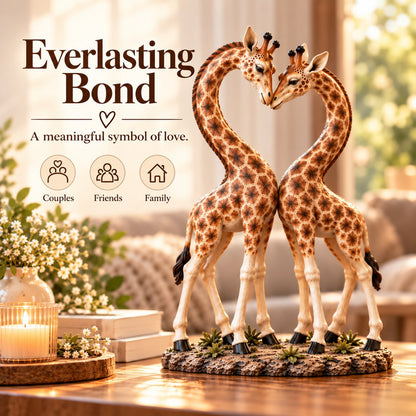 💕🎁Samen is het leuker – Giraffenhart-sculptuur 🦒♡🦒 (✨Bij aankoop van 2 stuks gratis verzending)