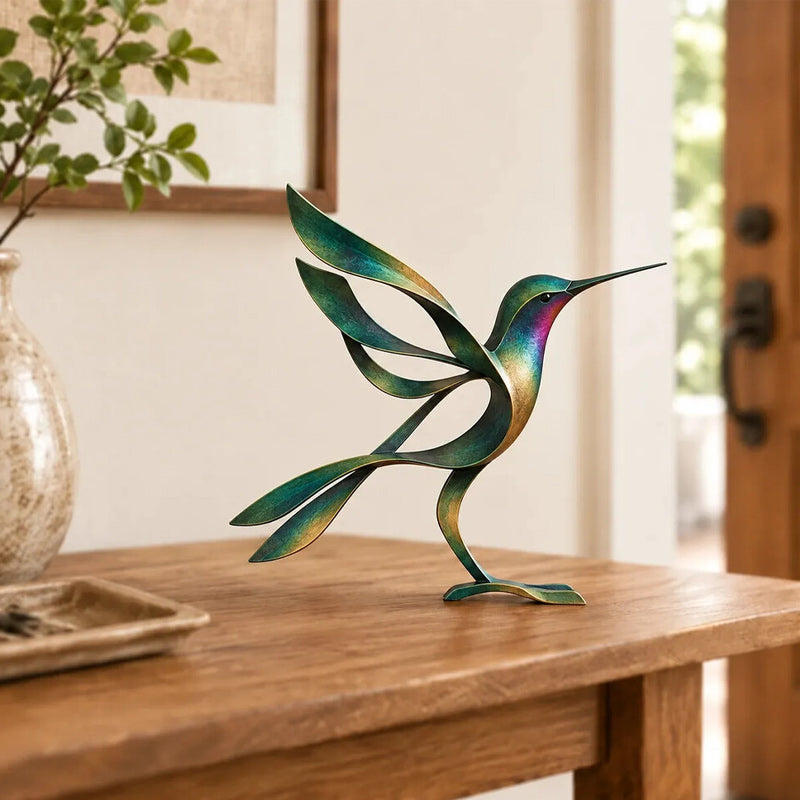 🕊️Metalen vogelsculptuur voor interieurdecoratie