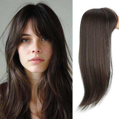 Golvend haarstuk | Ultradunne haarbasis | Licht haarstuk | Natuurlijk Remy haarstuk | Frisse look in seconden