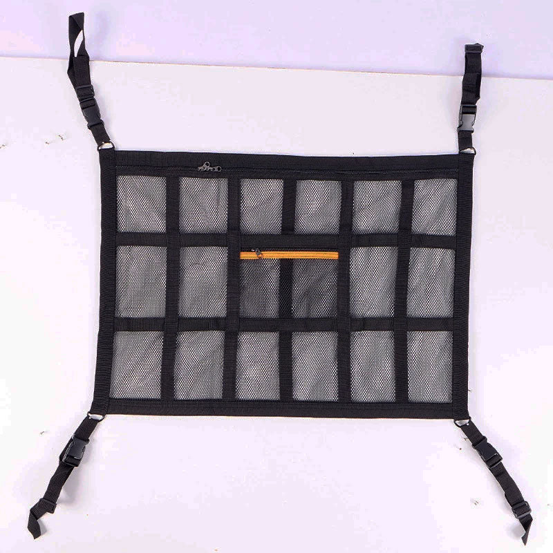 Opknoping mesh opbergtas voor autodak