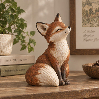 ✨Schattige vossenbeeldjes – 🍂Sprookjesachtige bosdecoratie voor thuis