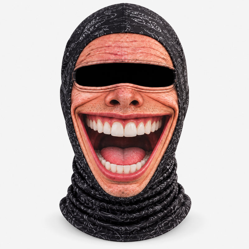 Grappig gezichtsmasker voor ski's – Hilarische bivakmuts voor de winter en het skiën