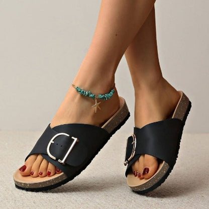 Vintage riemgesp Birkenstock-pantoffels