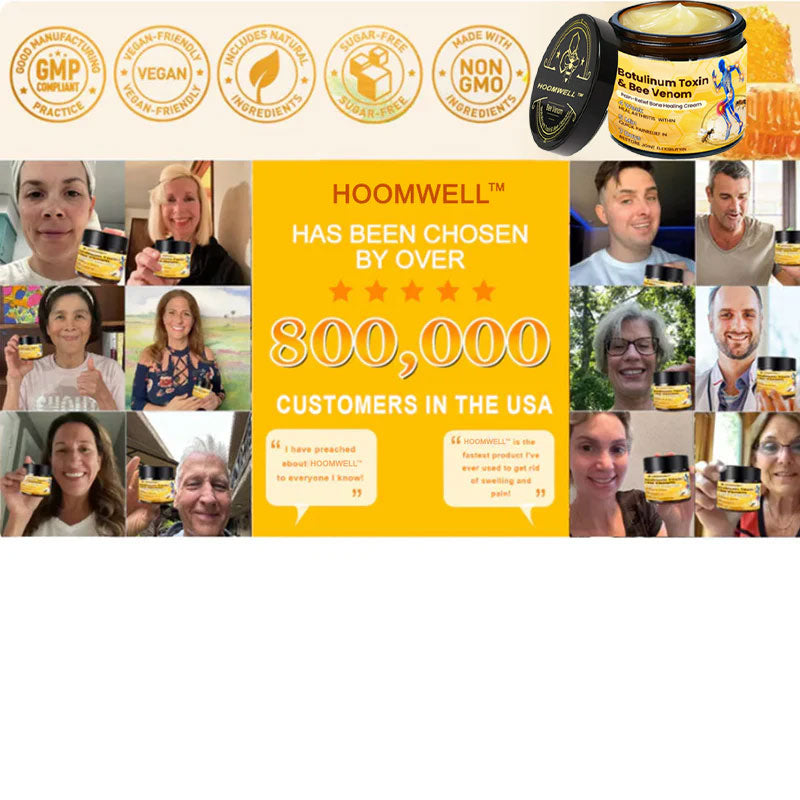 ⏰FLASH SALE: 59% KORTING🔥HOOMWELL™ Botox en bijengif pijnstillende bothelende crème