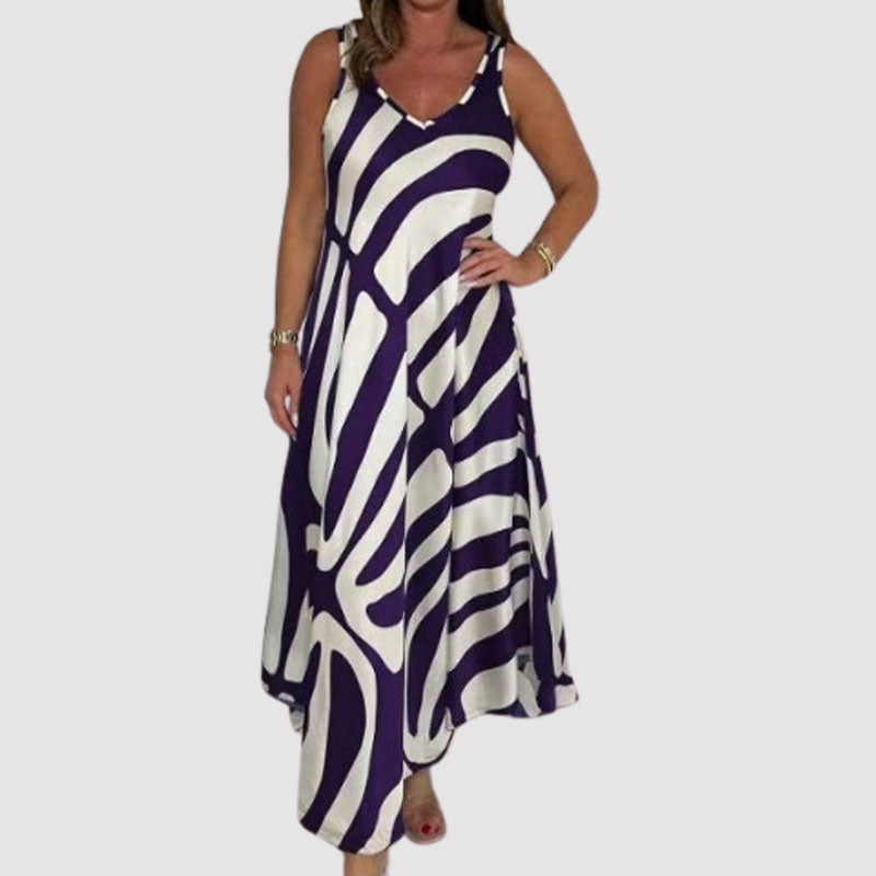 💞Zijden Bedrukte Jurk