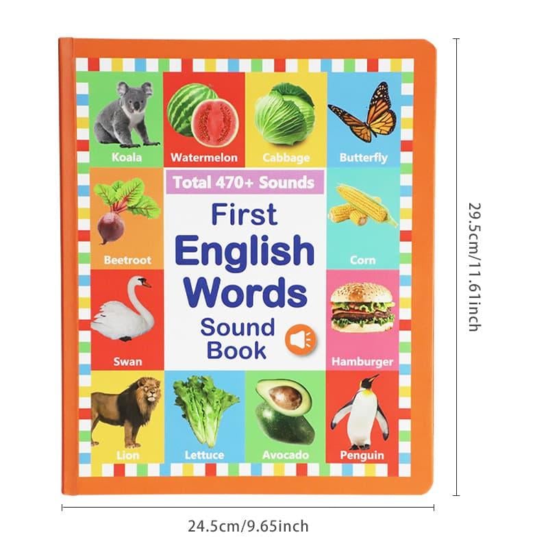 Engels leesboek/Mijn eerste Engelse speelgoedklanken - 470+ woorden, 21 thema's & leuke woordspelletjes! Perfect taalspeelgoed voor kinderen! 🇬🇧🔊