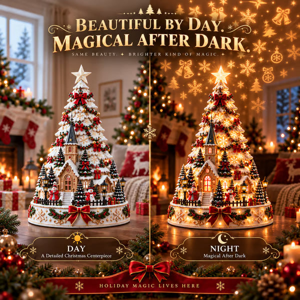 🎄MerryRealm™ Kerstdorp-verlichtingsboom