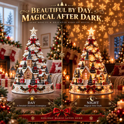 🎄MerryRealm™ Kerstdorp-verlichtingsboom
