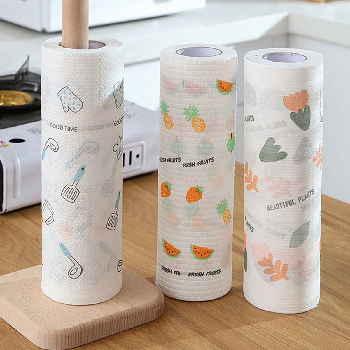 🔥 Rol met 50 herbruikbare schoonmaakdoekjes – Was ze, gebruik ze opnieuw en maak meer schoon voor minder geld 🌿