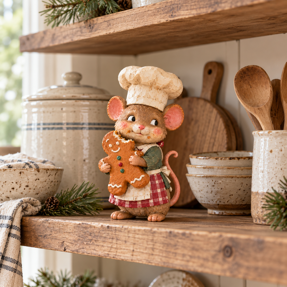🍪 Figuurtje van een peperkoekbakker met muis